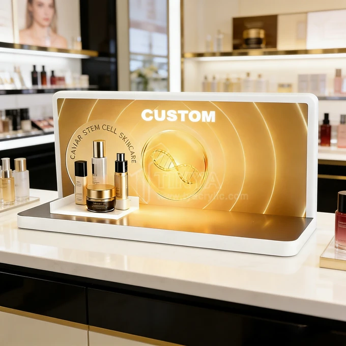 sleek acrylic cosmetic display for luxury brand sleek acrylic cosmetic display for luxury brand